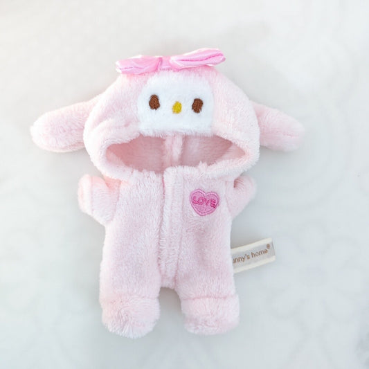 Fits 1,2,3 LABUBU Clothes – Bunny Plush Pajama Outfit - NO DOLL