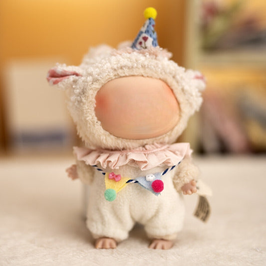 Labubu Clothes Baby Lamb Jumpsuit The Monsters Plush Doll Outfit Set No Toy