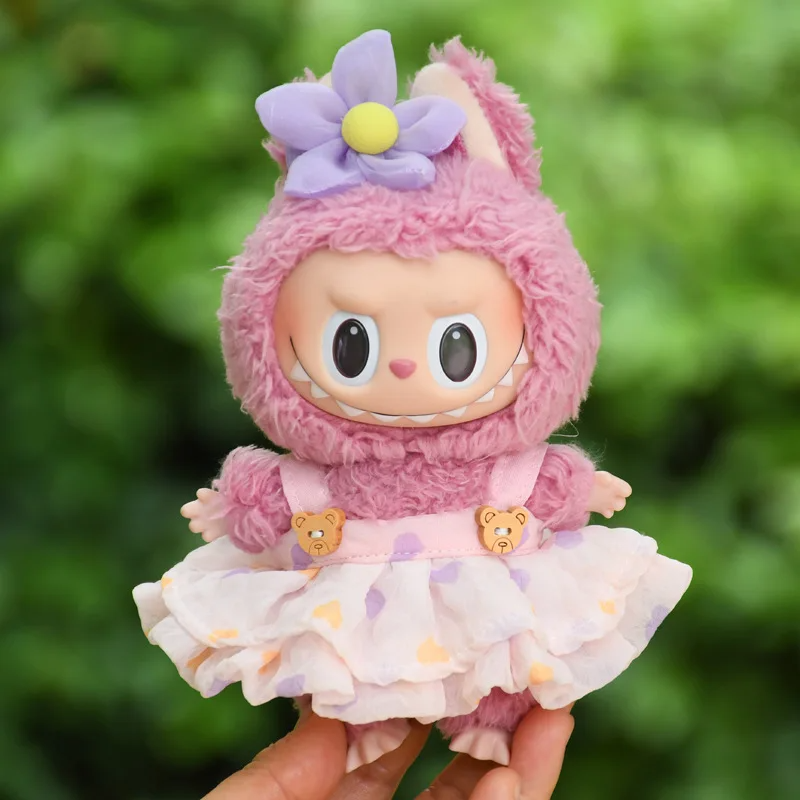 17cm Mini Plush Doll Clothes Outfit for Korea Kpop Exo Fits Labubu Idol DIY Gift